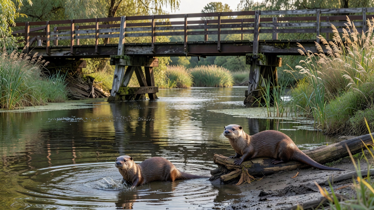Rare Otter Sightings Reported Near Riveroak Bridge
